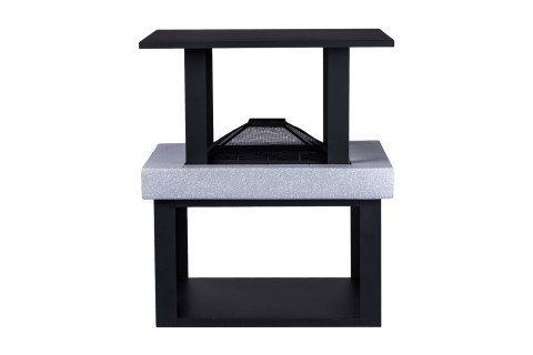 موقد حطب بسطح علوي مربع