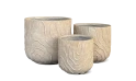 Decorative Concrete Planter – Brown