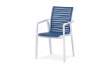 كرسي بلاستيك - لون أزرق 