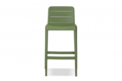 كرسي بلاستيك مرتفع - لون زيتي