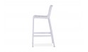 كرسي بلاستيك مرتفع - لون أبيض