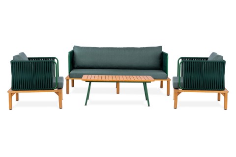 جلسة لونا الخارجية مع طاولة وسط - 5 أشخاص 