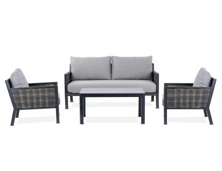  جلسة أولاتو الخارجية مع طاولة وسط - 4 أشخاص