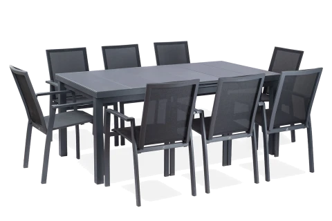 Outdoor Dining Set - 8 Chairs