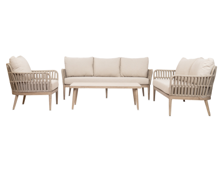 جلسة كوزي الخارجية مع طاولة وسط - 6 أشخاص 