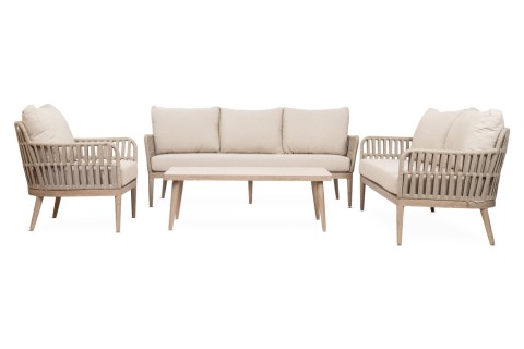 جلسة كوزي الخارجية مع طاولة وسط - 6 أشخاص 