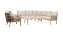 Linea Outdoor Corner Seating Set With A Coffee Table – 7 Persons