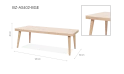 Linea Outdoor Corner Seating Set With A Coffee Table – 7 Persons