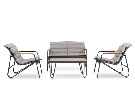 جلسة مينيمال الخارجية مع طاولة وسط - 4 أشخاص 