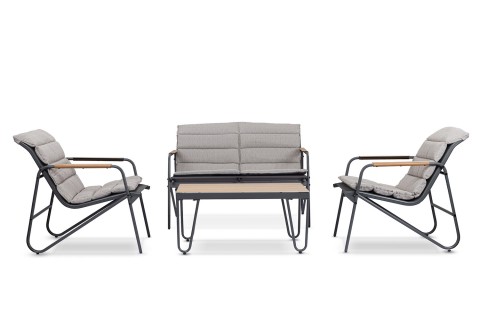 جلسة مينيمال الخارجية مع طاولة وسط - 4 أشخاص 