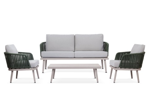 جلسة نوردك الخارجية مع طاولة وسط - 4 أشخاص 