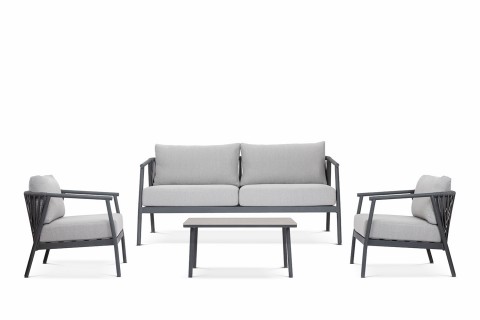 جلسة مودرن أورا الخارجية مع طاولة وسط - 4 أشخاص 