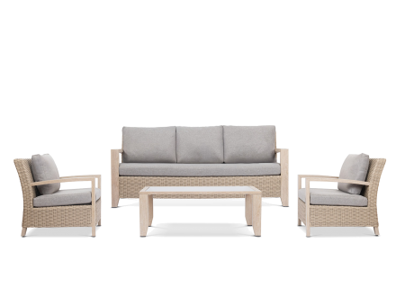  جلسة إليت الخارجية مع طاولة وسط - 5 أشخاص 