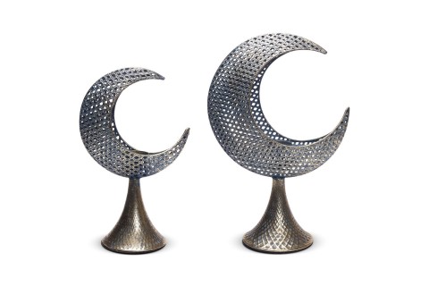  حامل شموع على شكل هلال