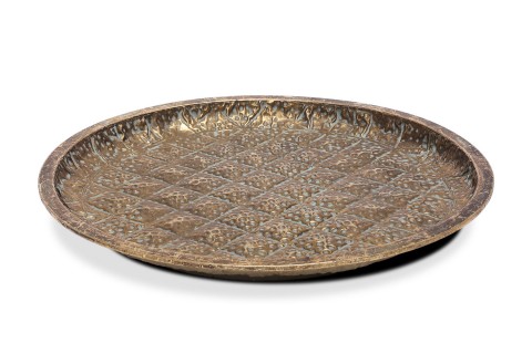 صينية طاولة ذهبية