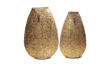 فازة زهور ذهبية 