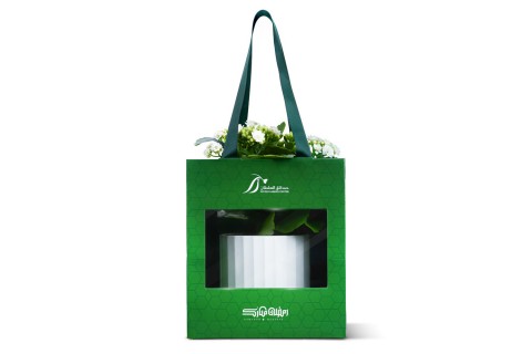  نبتة كلانشو مزروعة في حوض سيراميك - هدية رمضان