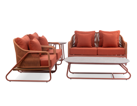 جلسة لاوسون الخارجية مع طاولة وسط - 4 أشخاص 