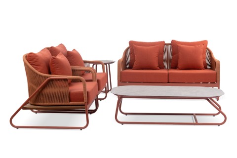 جلسة لاوسون الخارجية مع طاولة وسط - 4 أشخاص 