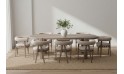  طاولة طعام (مونارك) الخارجية - 8 كراسي