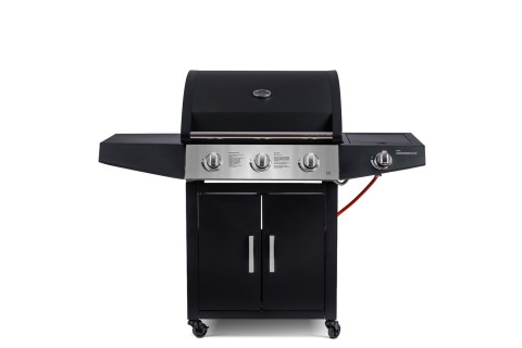 شواية غاز 3 شعلات مع شعلة جانبية بأبعاد 