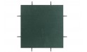 بلاط مطاطي للأرضيات (50×50 سم) لون أخضر