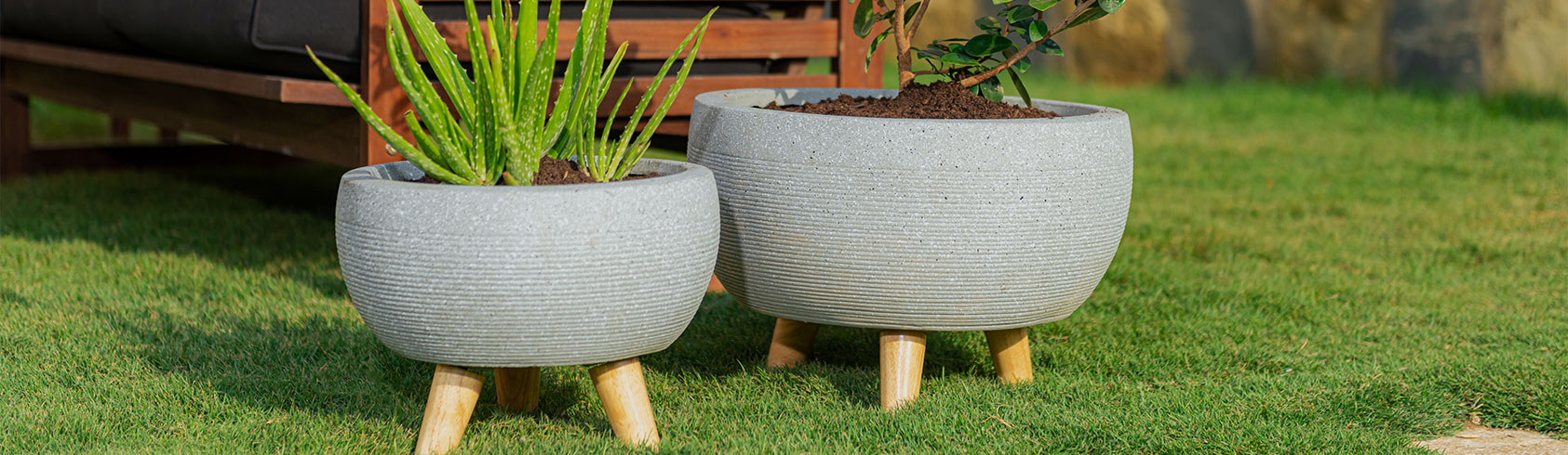 أحواض فايبر جلاس بشكل فخاري